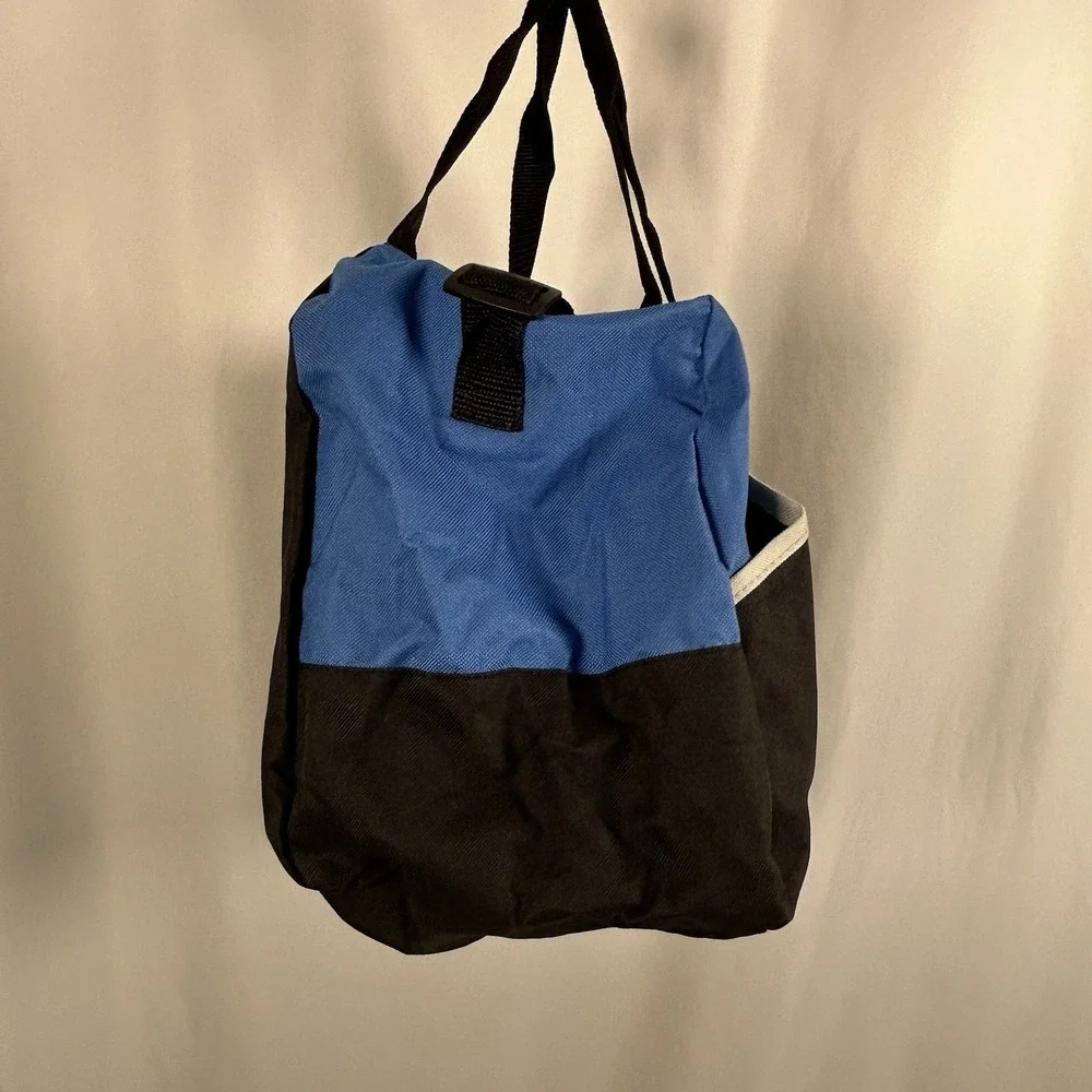 SAMSUNG Duffel Bag Gym Bag Black Blue Gray Zip 17